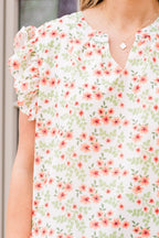 You Grow Girl Top, Weiß
