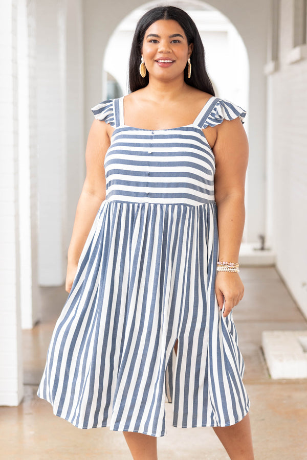 You Just Wait Dress, Denim