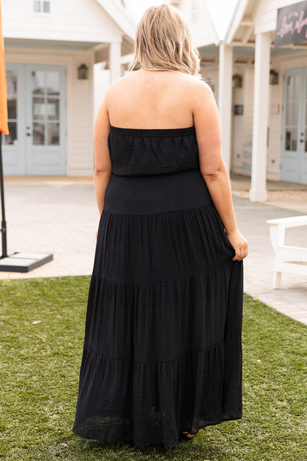 You Know The Deal Maxi Dress, Black