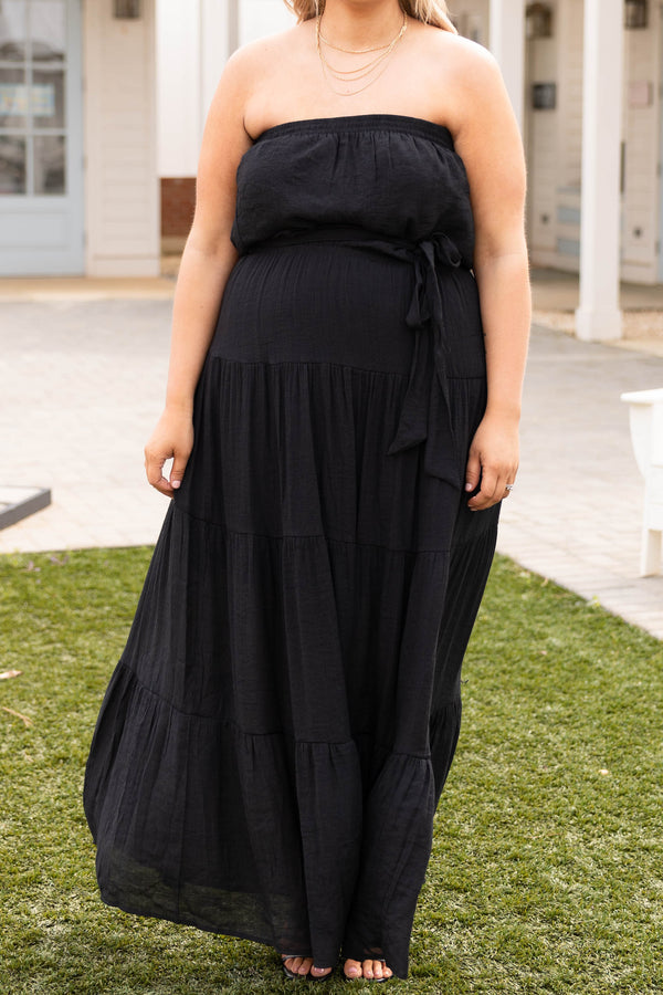 You Know The Deal Maxi Dress, Black