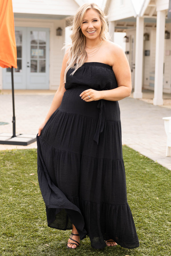 You Know The Deal Maxi Dress, Black