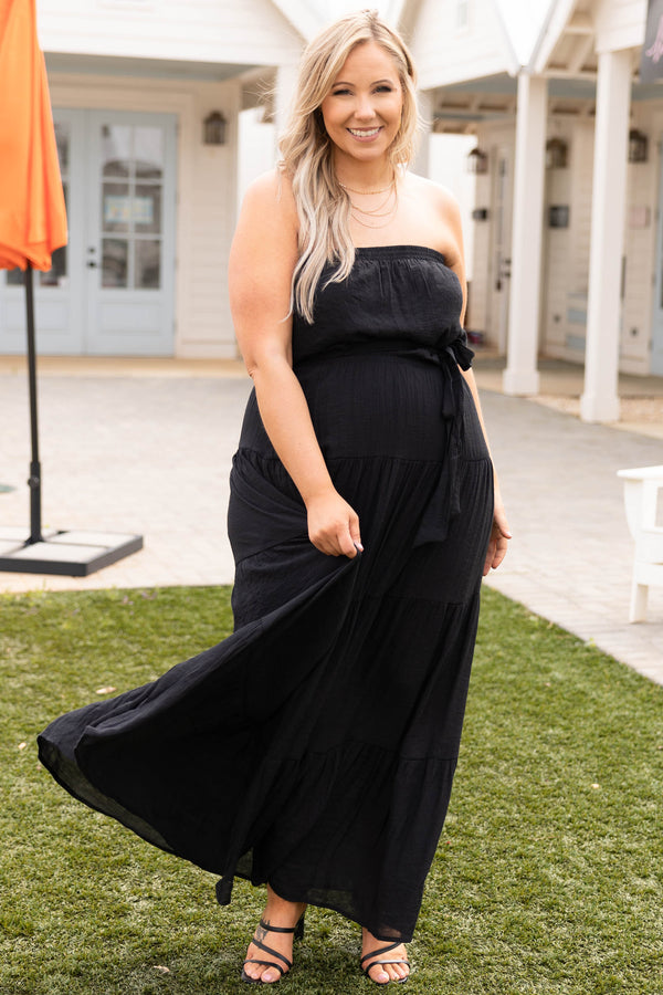 You Know The Deal Maxi Dress, Black