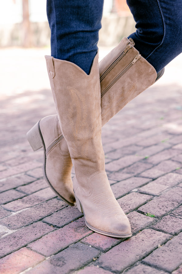 You Know Who Boots, Taupe