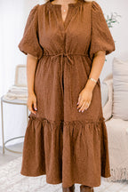 You'll See Soon Kleid, Dunkelbraun
