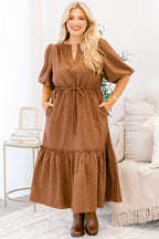 You'll See Soon Kleid, Dunkelbraun