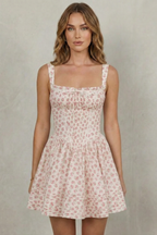 Avellina – Zarter floraler Charme – Minikleid