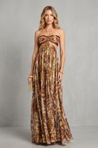 Bohemira – Paisley halter flow – Maxi dress