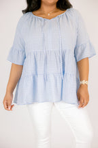 Admiring Me Top, Blau