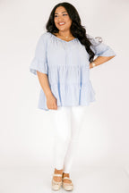 Admiring Me Top, Blau