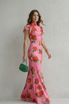 Rosavelle – Romantic rose print – Maxi dress