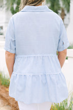All For The Best Top, Blue