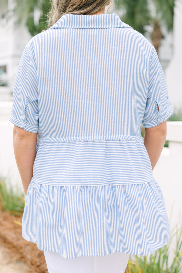 All For The Best Top, Blue
