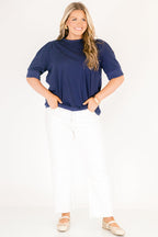 An Easy Love Top, Navy