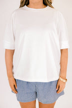Ein Easy Love Top, Weiß