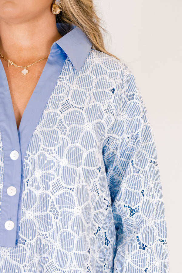 A Touch Of Radiance Dress, Baby Blue
