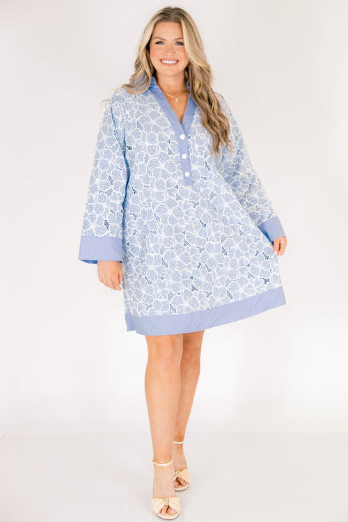 A Touch Of Radiance Dress, Baby Blue