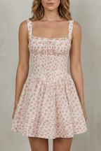Avellina – Zarter floraler Charme – Minikleid