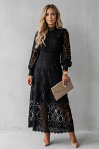 Velmira – Intricate lace elegance – Midi dress