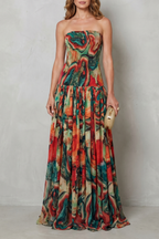 Lavielle – Carmen-Print-Maxikleid