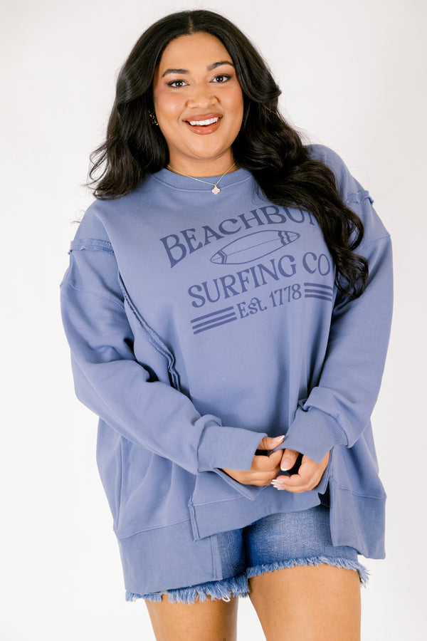 Beachbum Surf Co. Comfy Crew, Denim