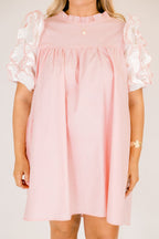 Between Me And You Dress, Pink