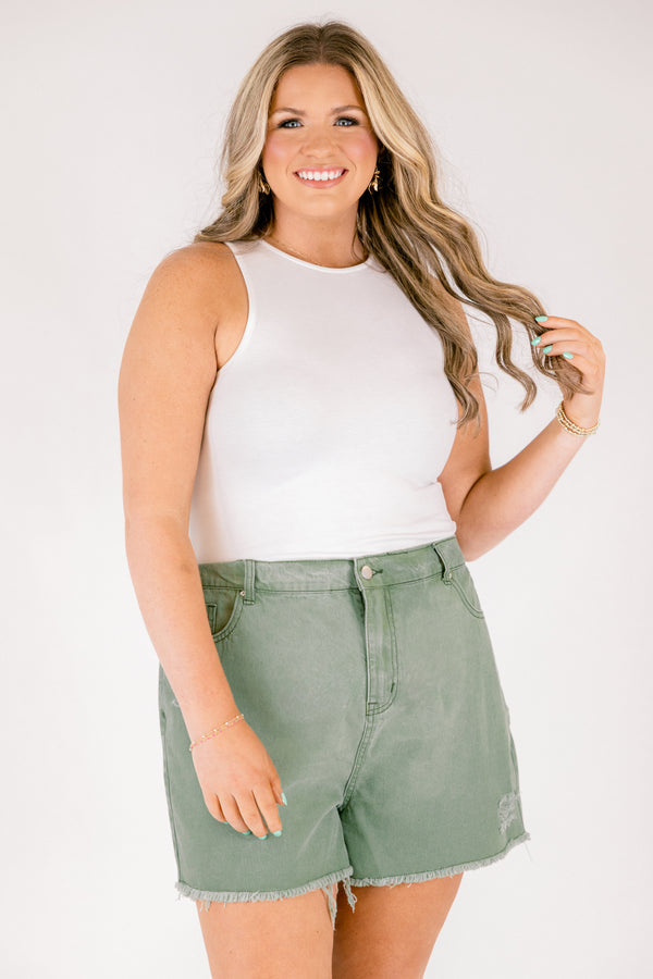 Big Moves Shorts, Olive