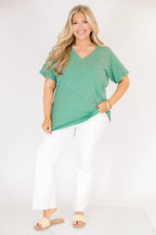 Bright Days Tee, Heather Kelly Green