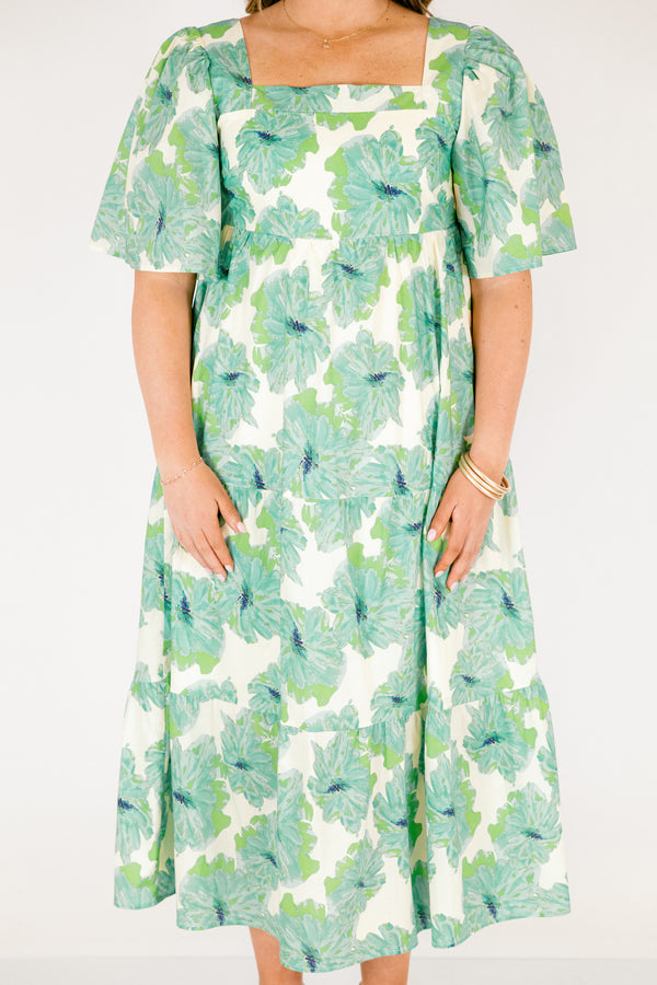 Maxikleid „Can't Be Outdone“, Grün