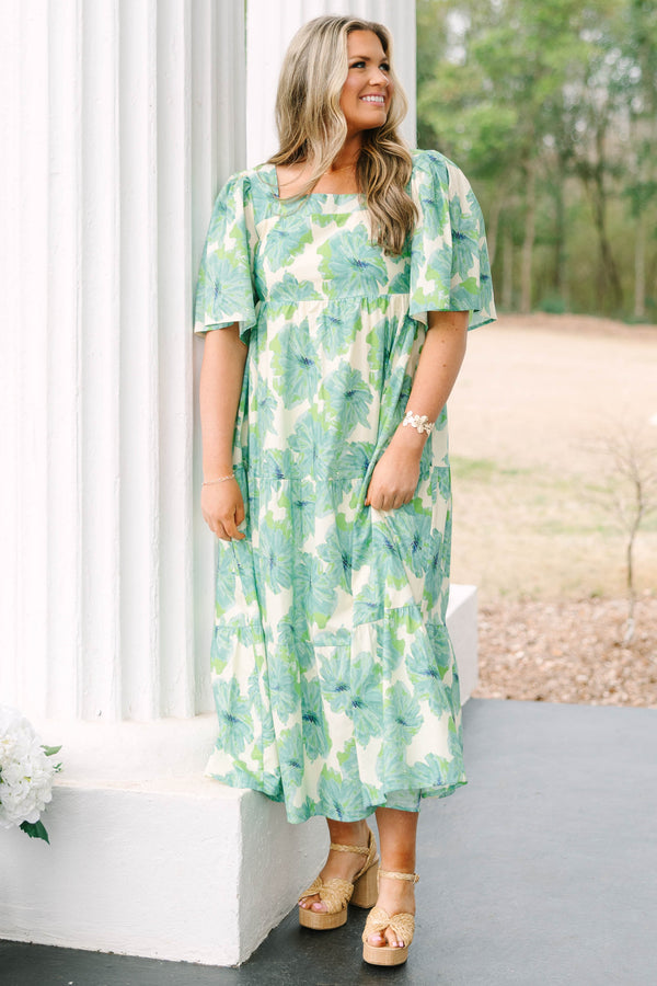 Maxikleid „Can't Be Outdone“, Grün