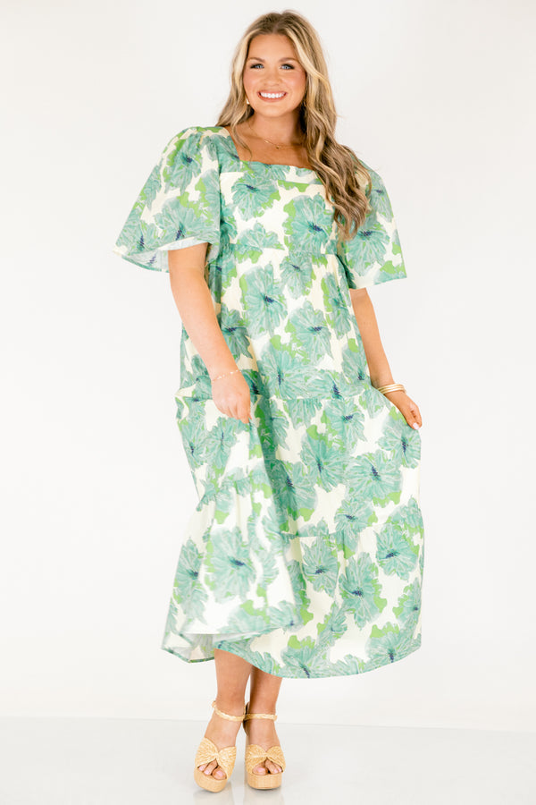 Maxikleid „Can't Be Outdone“, Grün