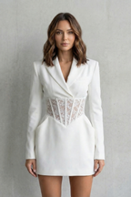 Valerisse – Lace corset silhouette – Blazer dress