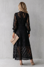Velmira – Intricate lace elegance – Midi dress