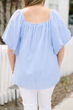 Cozy Love Top, Blue
