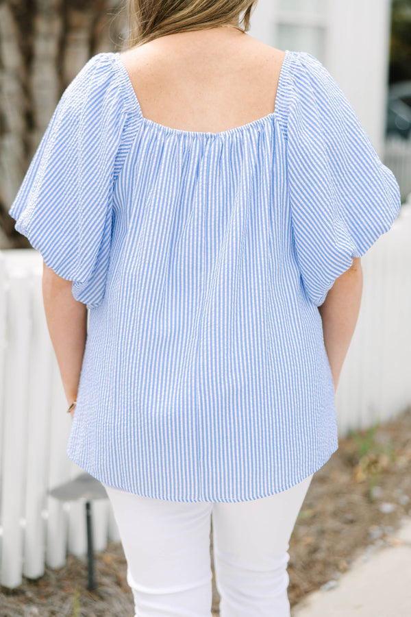 Cozy Love Top, Blue