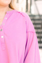 Crimson Sunset Pullover, Purple