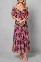 Verdelisse – Fließender Blumen-Print – Maxikleid