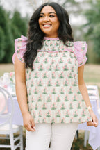 Daisy Dreams Top, Rosa-Weiß