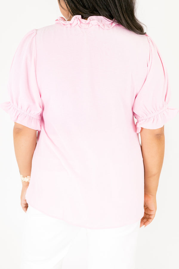 Dancing For Fun Top, Light Pink