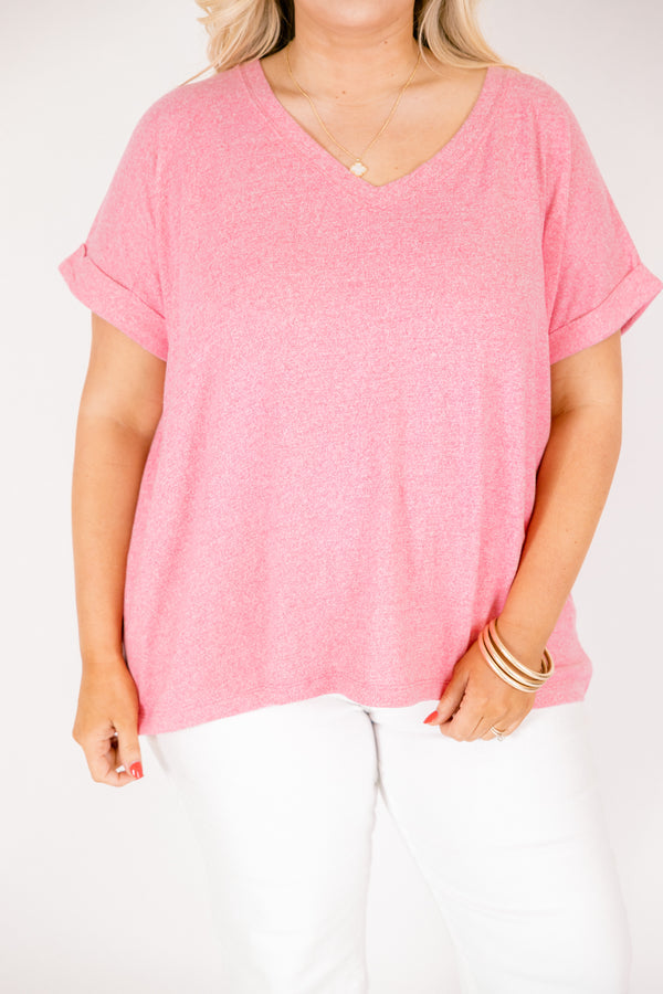 Darling Days T-Shirt, Fuchsia