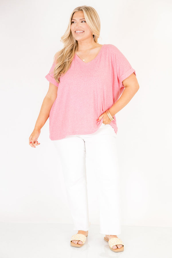 Darling Days T-Shirt, Fuchsia