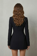 Valencia – Tailored power silhouette – Blazer mini dress