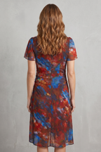 Velmora – Abstrakt-bohemianischer Charme – Midikleid