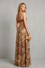 Bohemira – Paisley halter flow – Maxi dress