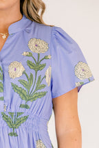 Maxikleid „Bezaubernde Momente“, Stahlblau