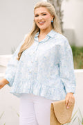 Feel Free Top, Azurblau