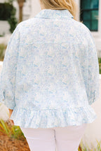Feel Free Top, Azurblau