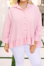 Feel Free Top, Pink