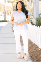 Finer Things Top, Blue