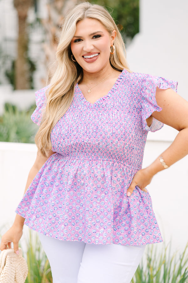 Finer Things Top, Pink