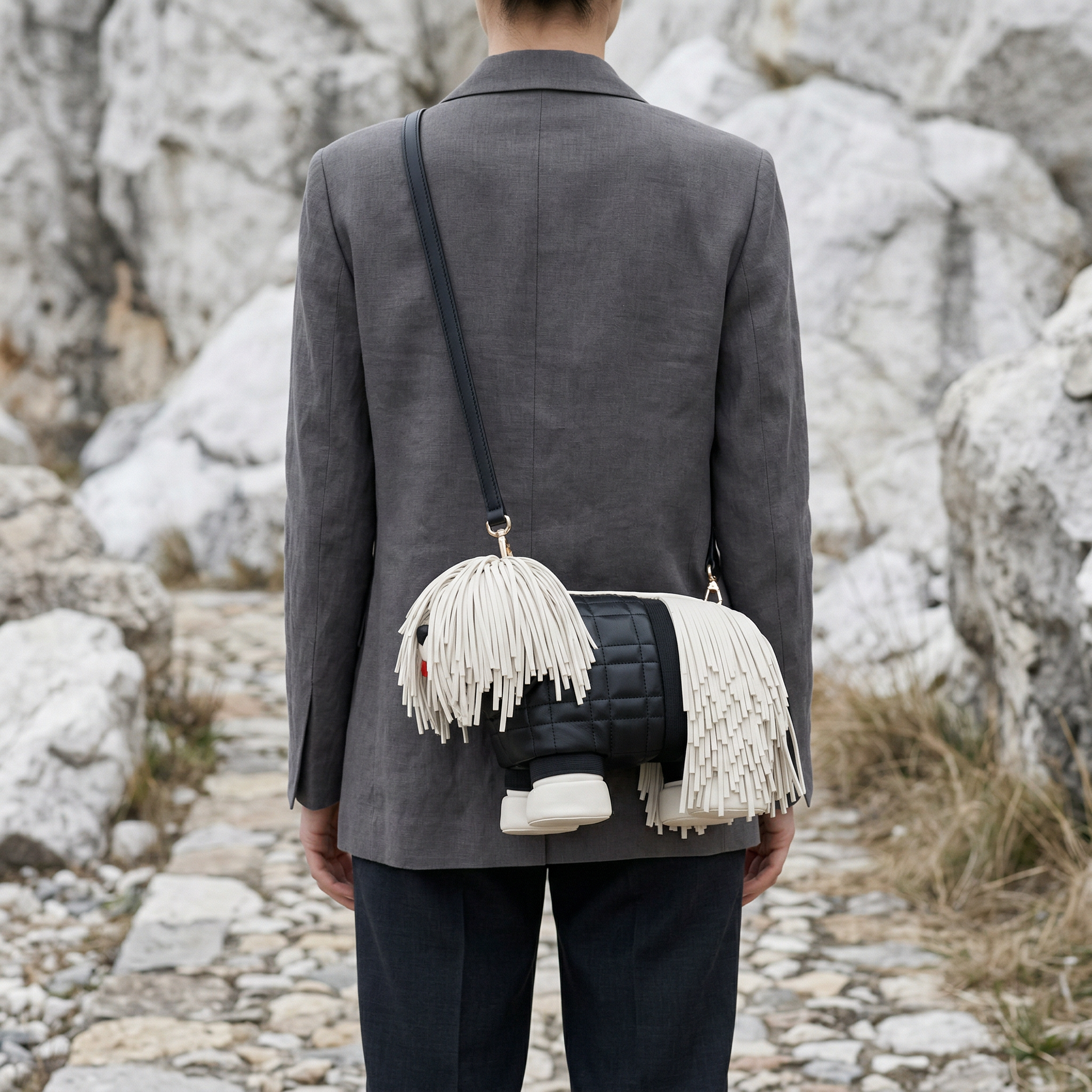 Fringe Pup Couture Tasche
